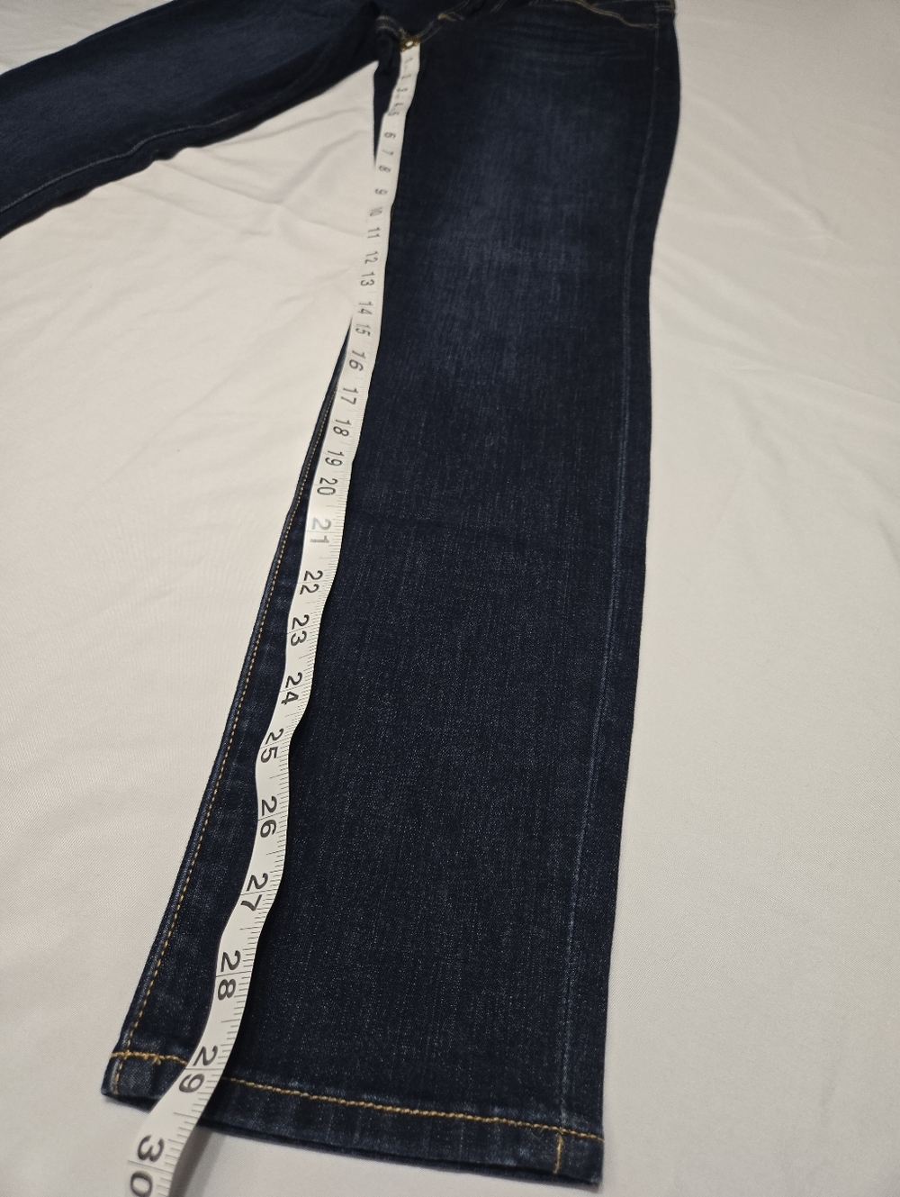 Lucky Brand Sofia Dark Indigo Skinny Jeans, Size 0/25 A. Minimalist Clean - Picture 7 of 9